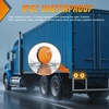image:imageNilight LED Trailer Light Kit 4 Inch Round Tail Lights with Marker Light  Waterproof Brake Turn Reverse Tail and Marker Lighting with Flush Mount Design for 12V Trailers Trucks RVs Boats and CampersAmber screws 2Pcs 32Led