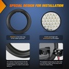 image:imageNilight LED Trailer Light Kit 4 Inch Round Tail Lights with Marker Light  Waterproof Brake Turn Reverse Tail and Marker Lighting with Flush Mount Design for 12V Trailers Trucks RVs Boats and CampersWhite 2Pcs 24Led