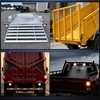 image:imageNilight LED Trailer Light Kit 4 Inch Round Tail Lights with Marker Light  Waterproof Brake Turn Reverse Tail and Marker Lighting with Flush Mount Design for 12V Trailers Trucks RVs Boats and CampersWhite  Brackets 2Pcs