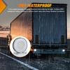 image:imageNilight LED Trailer Light Kit 4 Inch Round Tail Lights with Marker Light  Waterproof Brake Turn Reverse Tail and Marker Lighting with Flush Mount Design for 12V Trailers Trucks RVs Boats and CampersWhite 2Pcs 32Led