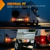 image:imageNilight LED Trailer Light Kit 4 Inch Round Tail Lights with Marker Light  Waterproof Brake Turn Reverse Tail and Marker Lighting with Flush Mount Design for 12V Trailers Trucks RVs Boats and CampersRed chrome 2Pcs 12Led