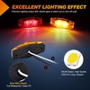 image:imageNilight LED Trailer Light Kit 4 Inch Round Tail Lights with Marker Light  Waterproof Brake Turn Reverse Tail and Marker Lighting with Flush Mount Design for 12V Trailers Trucks RVs Boats and CampersRed White Tail Lights 4pcs wMarker Lights