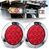 Red chrome 2Pcs 12Led