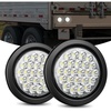 White 2Pcs 24Led