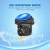 image:imageNilight 6 Gang Rocker Switch Panel IP67 Waterproof 12V24V OnOff Blue  3Pin Toggle Switches Aluminum Panel for Automotive Marine Boat Car Camper Truck Vehicles LightsBlue Waterproof 4 Gang