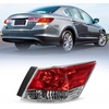 image:imageNilight Taillight Assembly Compatible with 2016 2017 Honda Accord Sedan  Fit Ex ExL Lx LXS Touring Sport Hybrid Outer Tail Light OE Style Rear Lamp Replacement Driver Side wHalogen LED BulbsPassenger Side