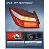 image:imageNilight Taillight Assembly Compatible with 2016 2017 Honda Accord Sedan  Fit Ex ExL Lx LXS Touring Sport Hybrid Outer Tail Light OE Style Rear Lamp Replacement Driver Side wHalogen LED BulbsDriver Side