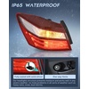 image:imageNilight Taillight Assembly Compatible with 2016 2017 Honda Accord Sedan  Fit Ex ExL Lx LXS Touring Sport Hybrid Outer Tail Light OE Style Rear Lamp Replacement Driver Side wHalogen LED BulbsPair of Driver and Passenger Side