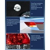 image:imageNilight Taillight Assembly Compatible with 2016 2017 Honda Accord Sedan  Fit Ex ExL Lx LXS Touring Sport Hybrid Outer Tail Light OE Style Rear Lamp Replacement Driver Side wHalogen LED BulbsPair of Driver and Passenger Side