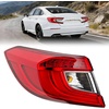 image:imageNilight Taillight Assembly Compatible with 2016 2017 Honda Accord Sedan  Fit Ex ExL Lx LXS Touring Sport Hybrid Outer Tail Light OE Style Rear Lamp Replacement Driver Side wHalogen LED BulbsDriver Side
