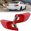 image:imageNilight Taillight Assembly Compatible with 2016 2017 Honda Accord Sedan  Fit Ex ExL Lx LXS Touring Sport Hybrid Outer Tail Light OE Style Rear Lamp Replacement Driver Side wHalogen LED BulbsPair of Driver and Passenger Side