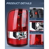 image:imageNilight Taillight Assembly for 20002006 Chevy Suburban 1500 2500 Tahoe  Fits 2000 2001 2002 2003 2004 2005 2006 GMC Yukon Yukon XL 1500 Yukon XL 2500 OE Style Replacement Red PairRed