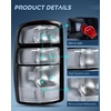 image:imageNilight Taillight Assembly for 20002006 Chevy Suburban 1500 2500 Tahoe  Fits 2000 2001 2002 2003 2004 2005 2006 GMC Yukon Yukon XL 1500 Yukon XL 2500 OE Style Replacement Red PairClear