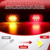 image:imageNilight Oval Side Marker Lights 2PCS Amber 10 LEDs Surface Mount 12V10LED Red Amber 4Pcs