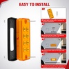 image:imageNilight Oval Side Marker Lights 2PCS Amber 10 LEDs Surface Mount 12V8LED Red Amber 10Pcs
