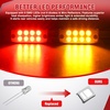 image:imageNilight Oval Side Marker Lights 2PCS Amber 10 LEDs Surface Mount 12V8LED Red Amber 10Pcs